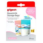 PIGEON Пакеты для заморозки и хранения грудного молока 120 мл, 25 шт, Holiday PIGEON Пакеты для заморозки и хранения грудного молока 120 мл, 25 шт, Holiday