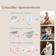 ROXY-KIDS Горшок дорожный HandyPotty 3 в 1 розовый зефир и вкладка светло-серая