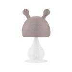 ROXY-KIDS Силиконовый прорезыватель "Грибочек" с держателем, в футляре, карамельный