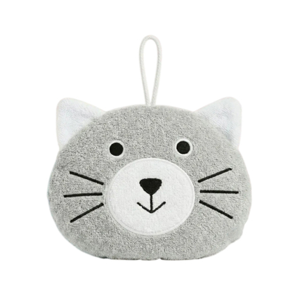 Roxy Kids Мягкая губка для купания «Серый котик» Roxy Kids Мягкая губка для купания «Серый котик»