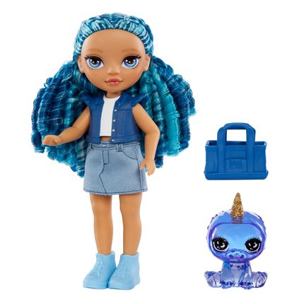 Рейнбоу Хай 64345 Кукла Литтлс Сапфир 15 см голубая с акс