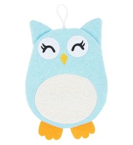 Roxy Kids Мочалка махровая - рукавичка Baby Owl хлопковая ткань RBS-003