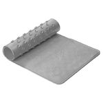 ROXY-KIDS Антискользящий резиновый коврик для ванны серый 34х74 см BM-3474-Grey