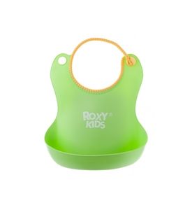 Roxy-Kids Нагрудник  мягкий, цвет зелёный