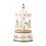 Roxy-Kids Музыкальная карусель с лошадками заводная, бук, New Year. RCAR-002 Roxy-Kids Музыкальная карусель с лошадками заводная, бук, New Year. RCAR-002