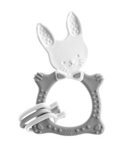 ROXY-KIDS Прорезыватель BUNNY, серый RBT-001G