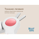 ROXY-KIDS Маникюрные ножницы для новорожденных с замочком, коралловый RPS-001-С