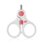 ROXY-KIDS Маникюрные ножницы для новорожденных с замочком, коралловый RPS-001-С