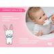 ROXY-KIDS Прорезыватель BUNNY, серый RBT-001G