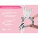 ROXY-KIDS Прорезыватель BUNNY, серый RBT-001G