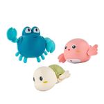 Roxy Kids Игрушки для ванной заводные 3 шт (черепаха, краб, птичка) RWIN-001
