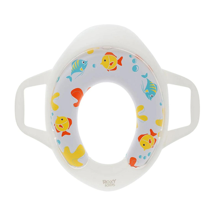 ROXY-KIDS Накладка на унитаз с ручками. Рыбки RTS-622-11