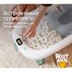 ROXY-KIDS RFB-11-G Ванночка складная с термометром и матрасиком, зеленая ROXY-KIDS RFB-11-G Ванночка складная с термометром и матрасиком, зеленая