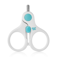 ROXY-KIDS Маникюрные ножницы для новорожденных с замочком, голубой RPS-001-B