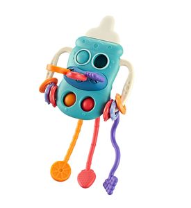 Roxy-Kids Игрушка-тянучка BUSY BOTTLE, голубая. RMON-003-B