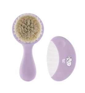 ROXY-KIDS Мягкая расческа-щетка и гребешок. Ворс из овечьей шерсти. Цвет лавандовый RBH-003-V ROXY-KIDS Мягкая расческа-щетка и гребешок. Ворс из овечьей шерсти. Цвет лавандовый RBH-003-V
