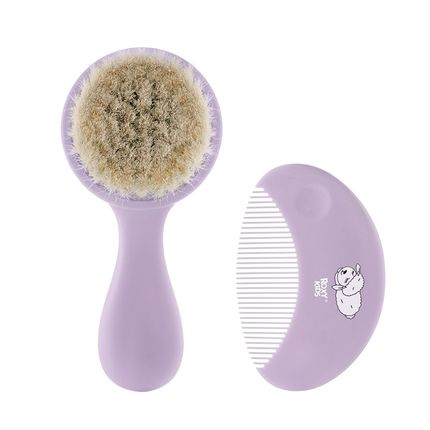 ROXY-KIDS Мягкая расческа-щетка и гребешок. Ворс из овечьей шерсти. Цвет лавандовый RBH-003-V ROXY-KIDS Мягкая расческа-щетка и гребешок. Ворс из овечьей шерсти. Цвет лавандовый RBH-003-V