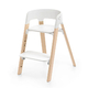 Stokke Steps Стул, Белый/Натуральный Stokke Steps Стул, Белый/Натуральный