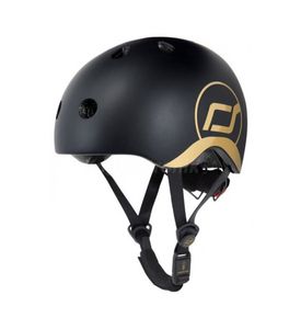 Шлем XXS Scoot&Ride Helmet LE (Черный с золотом)