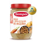 Semper Пюре Овощи с фрикадельками индейка детское готовое мясное блюдо с 9 мес 190гр