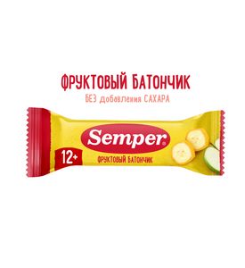 Semper "Фруктовый ломтик. Яблоко и банан" 15 гр