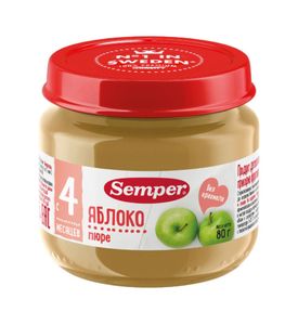 Semper пюре "Пюре из яблок" 80гр