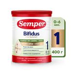 Semper Молочная специальная смесь Bifidus 1 при запорах для пищеварения с рождения 0+ детская 400