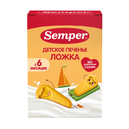 Semper печенье "Детское печенье ложка" 120гр