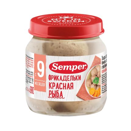 Semper фрикадельки из красной рыбы 100гр