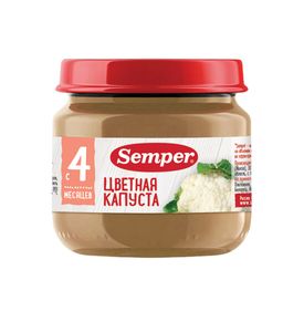 Semper пюре "Цветная капуста" 80гр