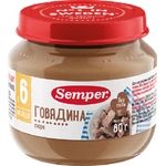 Semper пюре "Говядина" 80гр