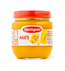 Пюре Semper Манго, 125гр