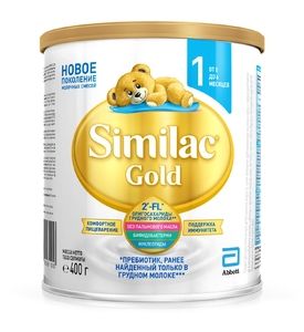 Сухая молочная смесь Similac Gold 1 с пребиотиками 400г