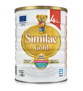 Similac Gold 4 Молочная смесь , 18+ мес., ж/б, 800гр