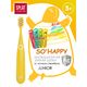 Зубная щетка для детей инновац Splat Junior с ионами серебра, мягк. щетина Желтая 5+