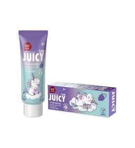 Зубная паста детская JUICY LAB со фтором, Виноград 45гр
