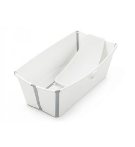 Stokke Ванночка с горкой Flexi Bath Bundle, Tub with Newborn Support White 531501