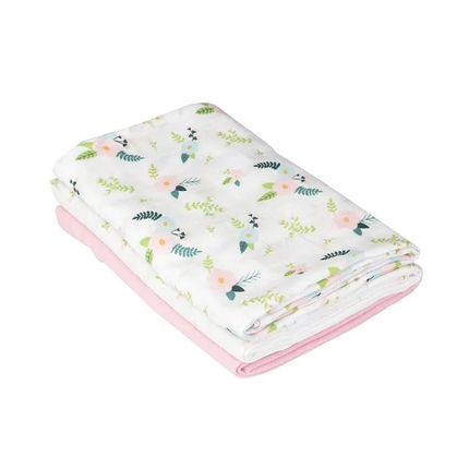 Summer Infant Набор пеленок Muslin Swaddleme®, (3 шт.), розовый/цветы
