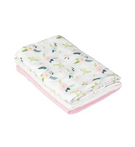 Summer Infant Набор пеленок Muslin Swaddleme®, (3 шт.), розовый/цветы