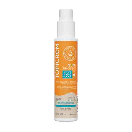 ТОПИКРЕМ SUN PROTECT Солнцезащитный увлажняющий спрей SPF50+ 150 мл ТОПИКРЕМ SUN PROTECT Солнцезащитный увлажняющий спрей SPF50+ 150 мл