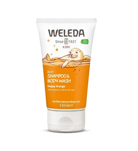WELEDA  Детский шампунь-гель для волос и тела «Апельсин», 150 мл.