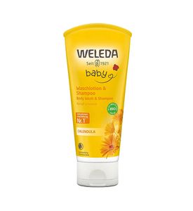WELEDA Детский шампунь-гель с календулой для волос и тела 200 мл. WELEDA Детский шампунь-гель с календулой для волос и тела 200 мл.