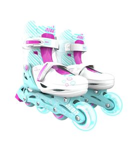 YVolution Роликовые коньки Neon Combo Skates, голубой (30-33)