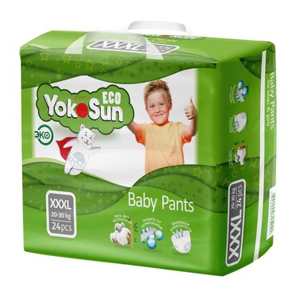 YOKOSUN Подгузники-Трусики XXXL (20-30 кг) 24 шт