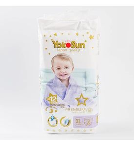 YokoSun Premium Подгузники-Трусики XL (12-20 кг) 38 шт