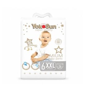 YokoSun Premium Подгузники-Трусики XXL (15-23 кг) 14 шт