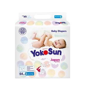 YOKOSUN Подгузники S (до 6  кг) 64 шт