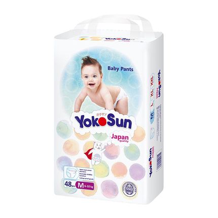YokoSun Premium Подгузники-Трусики M (6-10 кг) 48 шт YokoSun Premium Подгузники-Трусики M (6-10 кг) 48 шт