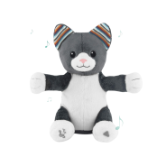 Хлопающая в ладоши музыкальная игрушка ZAZU. Котёнок Хлоя.  ZA-CHLOE-01