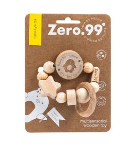 ZerO-99 Игрушка развивающая деревянная для детей до 3-х лет - грызунок 11005